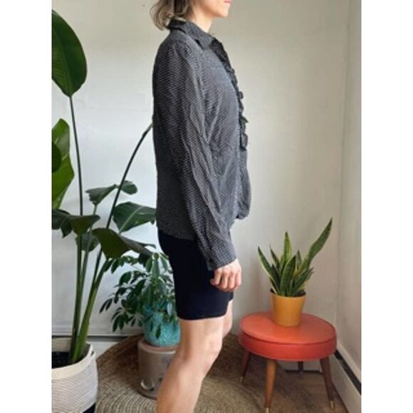 Silk Polka Dot Blouse - Picture 5 of 7